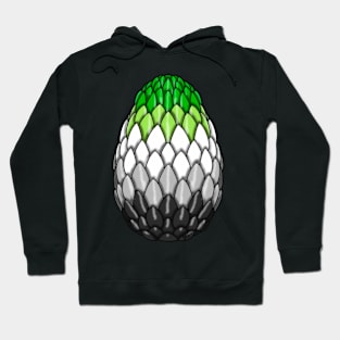 Aromantic Pride Dragon Egg Hoodie